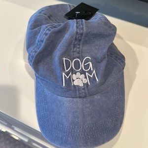 NWT - Dog Mom - Denim Baseball Hat
